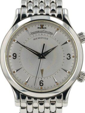 Jaeger-LeCoultre Master Memovox Silver Dial Steel 36mm Automatic Men’s
